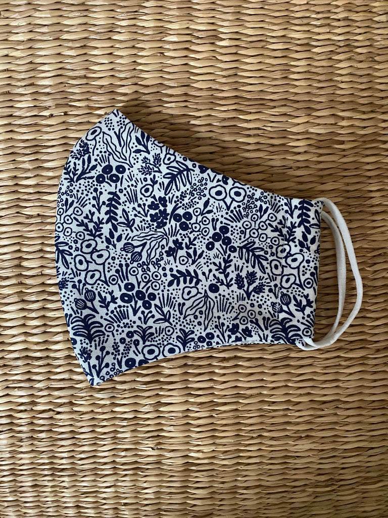 NEW! Rifle Paper Co. - Tapestry Lace - Adult Cotton Face Mask