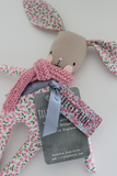 MiniBob Bunny - Liberty print & pink scarf